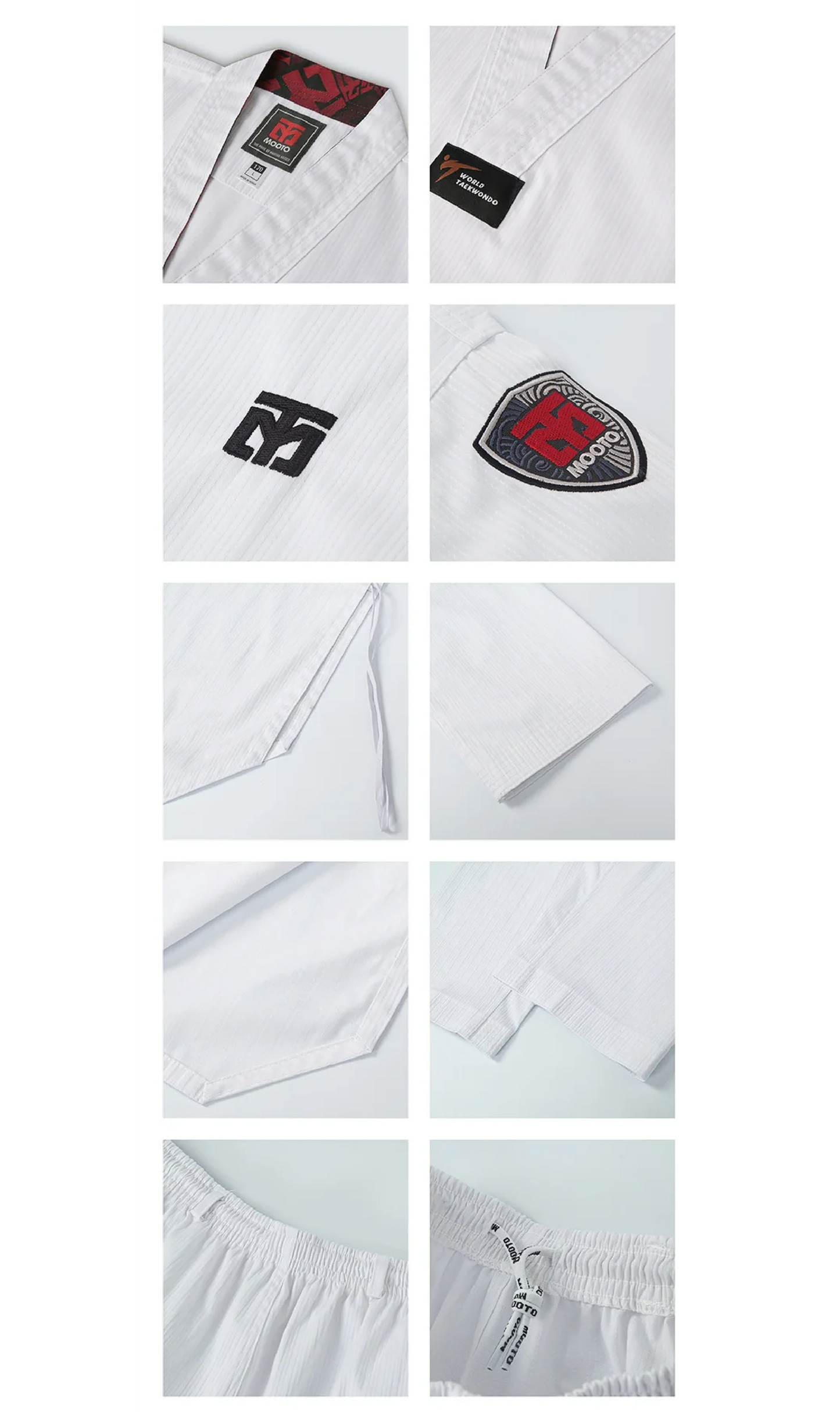 MOOTO BASIC 5 Standard Uniform White Collar