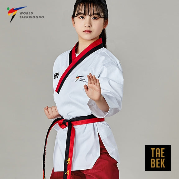 Mooto Taebek 2.1 Poomsae Uniform – Poom Neck (Female)
