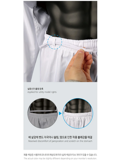 MOOTO BASIC 5 Standard Uniform White Collar
