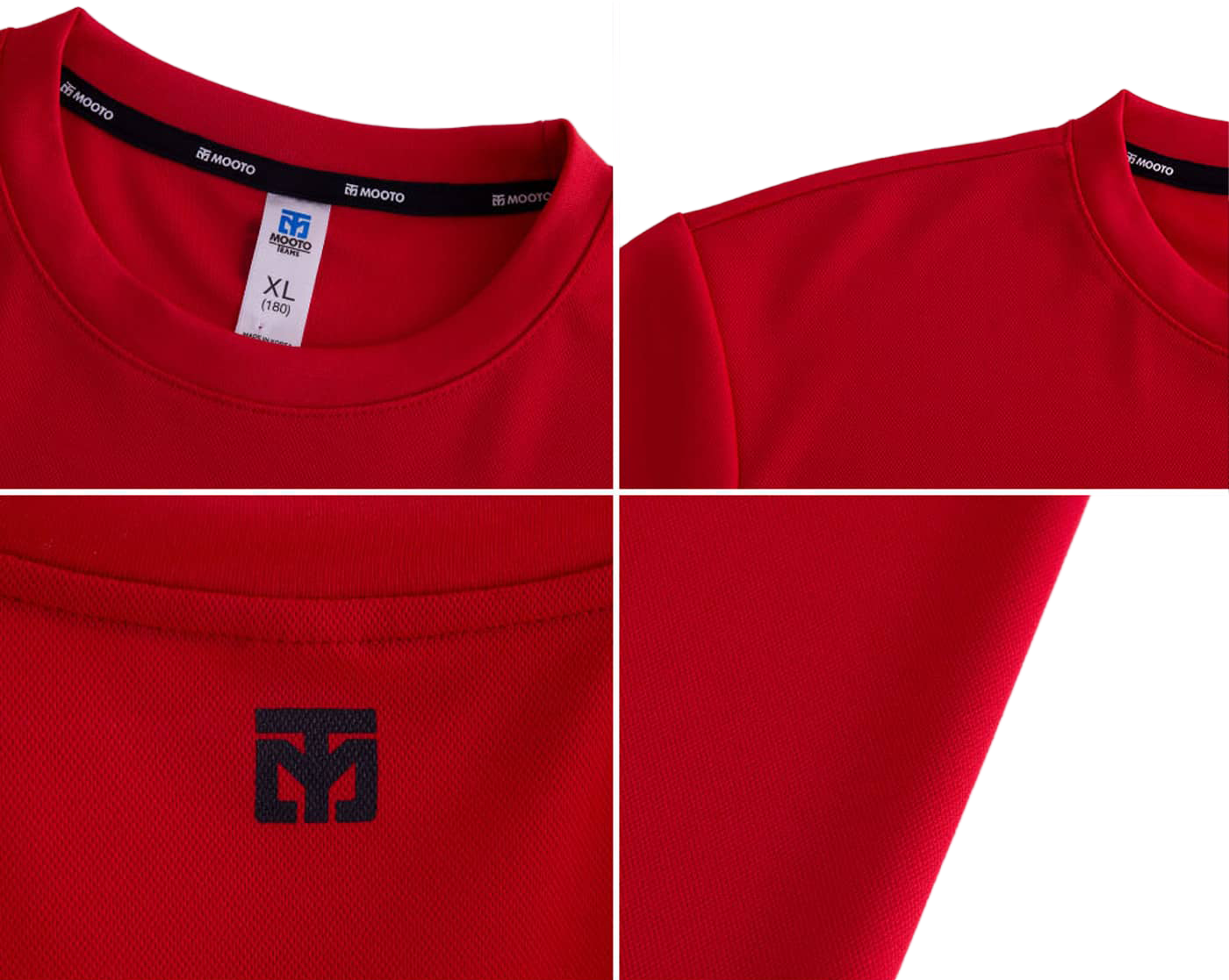 Mooto Cool Round Edge 2 T-Shirt – Red