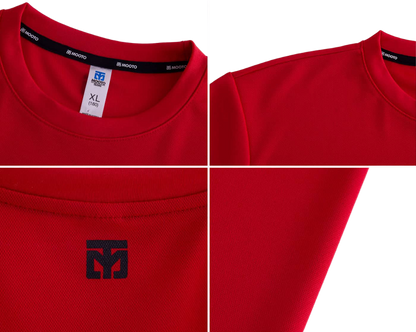 Mooto Cool Round Edge 2 T-Shirt – Red
