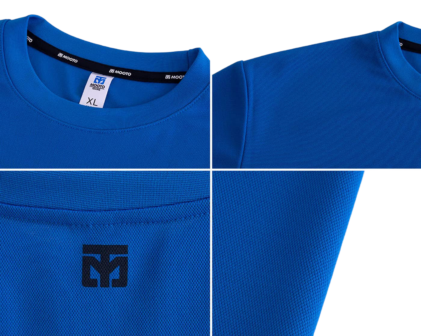 Mooto Cool Round Edge 2 T-Shirt – Marine Blue