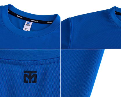 Mooto Cool Round Edge 2 T-Shirt – Marine Blue
