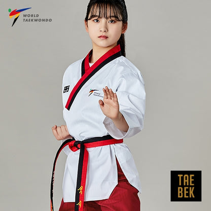 Mooto Taebek 2.1 Poomsae Uniform – Poom Neck (Female)