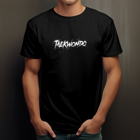 Taekwondo Ink Cotton T-Shirt (AWDis Just T)