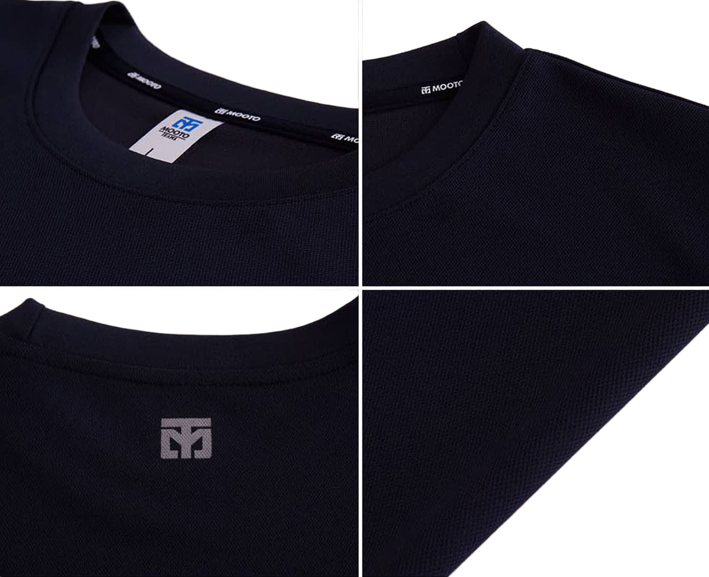 Mooto Cool Round Edge 2 T-Shirt – Navy