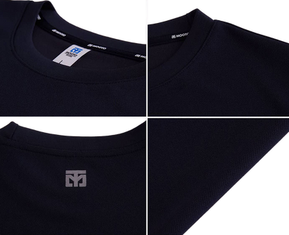 Mooto Cool Round Edge 2 T-Shirt – Navy